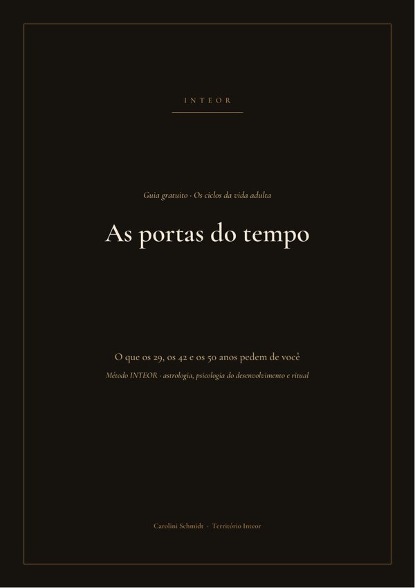 As portas do tempo